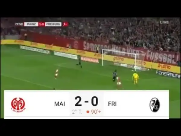 Video: Meinz vs Freiburrg 2-0 Goals & Highlights 16/04/18 HD